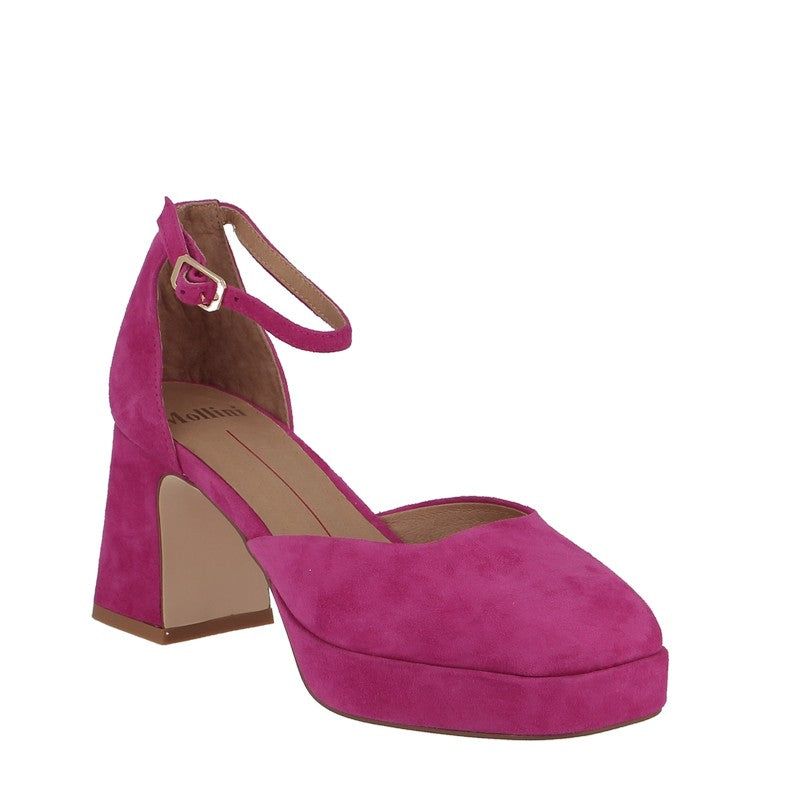 Fuschia block heel on sale shoes