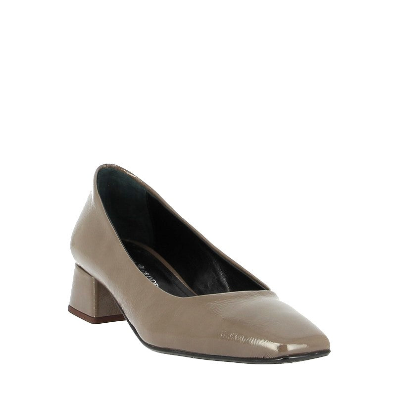 Grey patent pumps hotsell