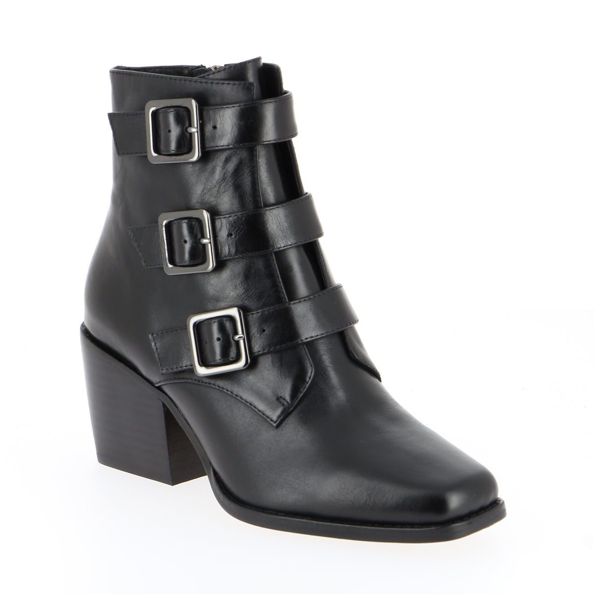 Heeled ankle boots outlet with buckles