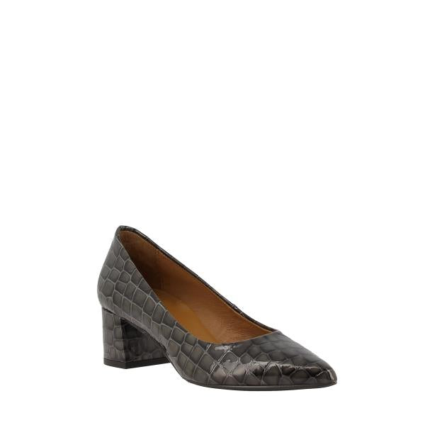 Grey block heel on sale shoes