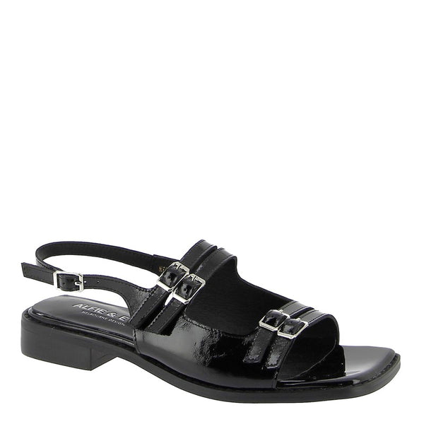 Alfie & Evie Nicola Black Slingback Sandal