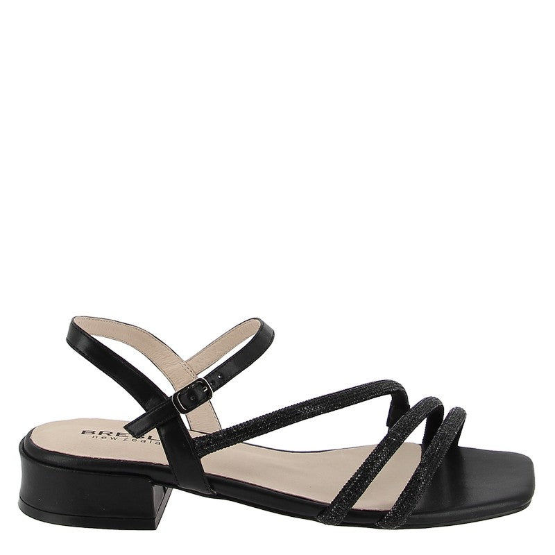 Bresley Sippa Black Heeled Sandal