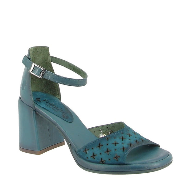 Felmini D797 Blue Heeled Sandal