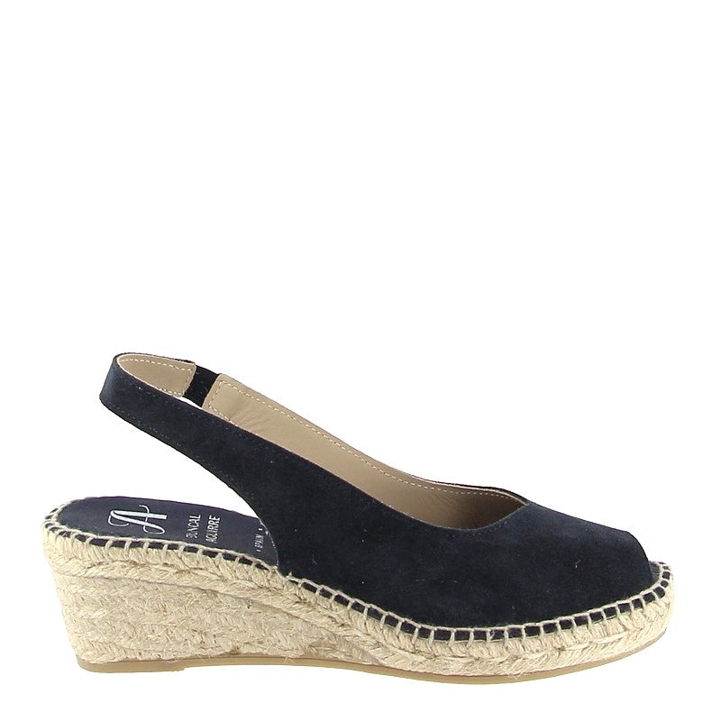 Juncal Aguirre 2236 Navy Slingback Espadrille