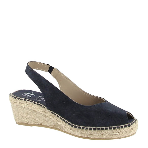 Juncal Aguirre 2236 Navy Slingback Espadrille