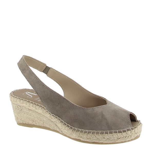 Juncal Aguirre 2236 Taupe Slingback Espadrille