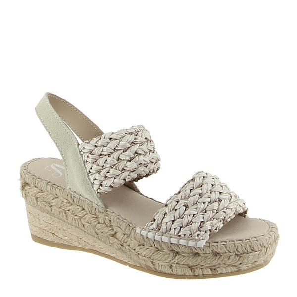 Juncal Aguirre 2525 Beige Wedge Espadrille