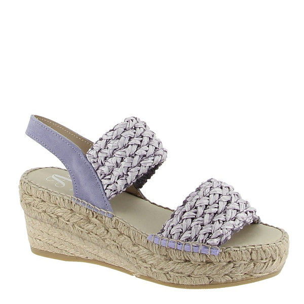 Juncal Aguirre 2525 Lilac Wedge Espadrille