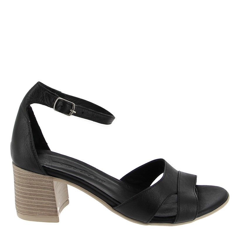 Marco Dalessi A372 Black Block Heel