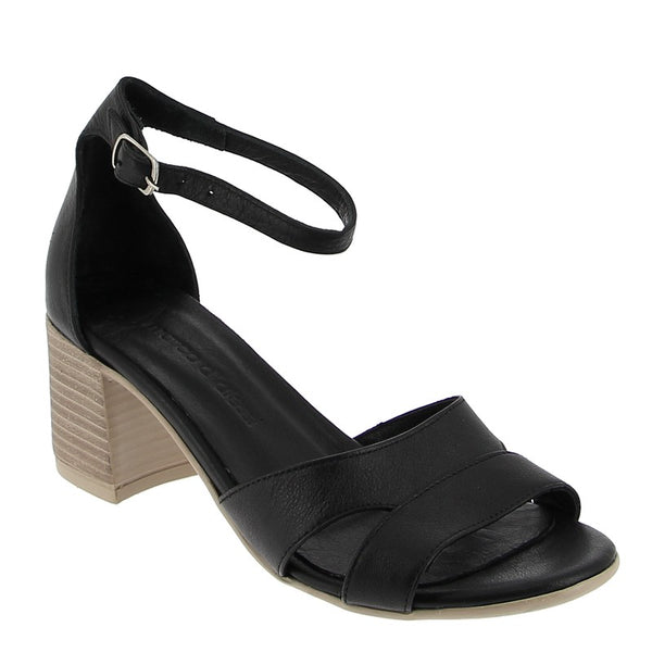 Marco Dalessi A372 Black Block Heel