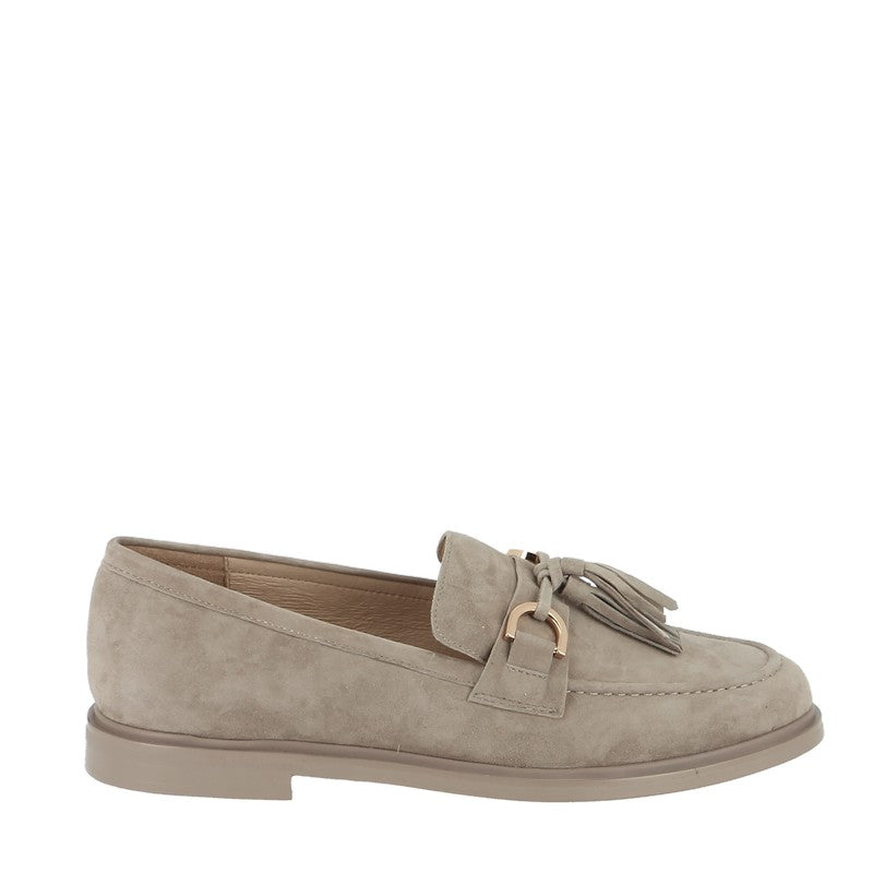 Taupe suede clearance loafers