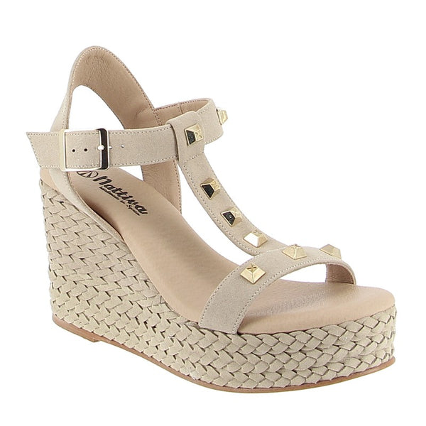 Nattiva 135 Beige Wedge