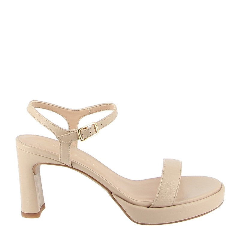 Unisa Soro Nude Platform Heeled Sandal