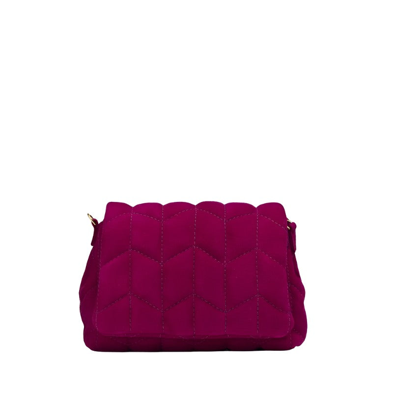 Unisa Zanisa Purple Suede Clutch