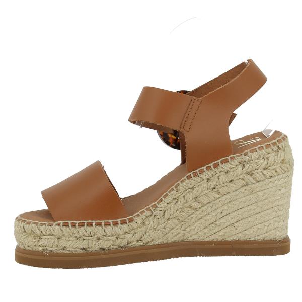 Juncal Aguirre 2537 Tan Espadrille Wedge